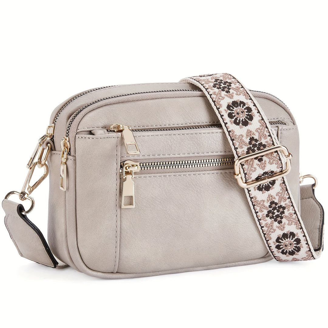 MARTHA - BOLSO CRUZADO DE CUERO VEGANO ATEMPORAL