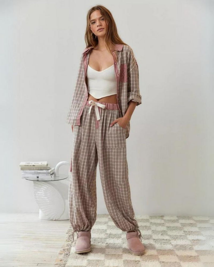 SHIRLEY - CONJUNTO DE PIJAMA CÓMODO
