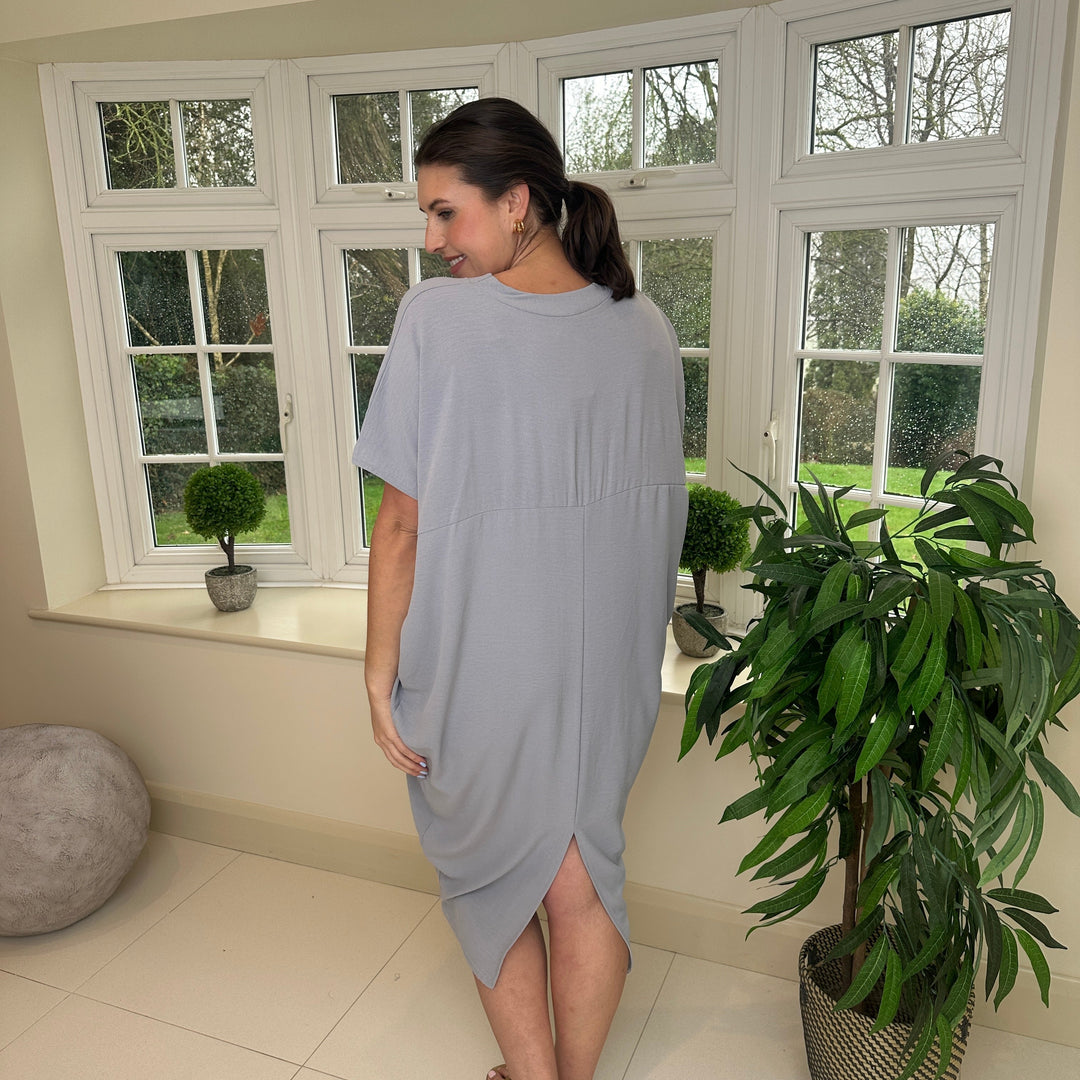TANYA - VESTIDO MAXI CON ESCOTE EN V