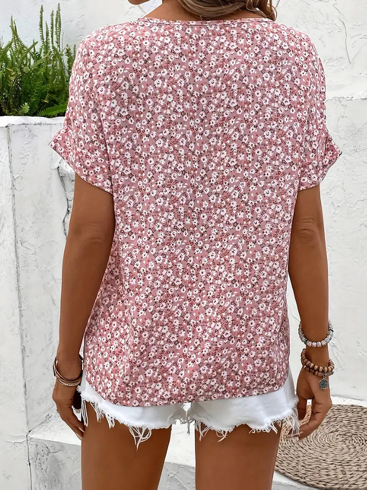 KATY - TOP DE SOL CON FLORES Y BOTONES