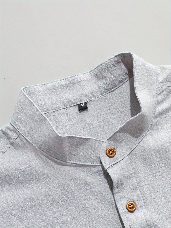 MARCO - CAMISA CLÁSICA DE ALGODÓN CON BOLSILLO