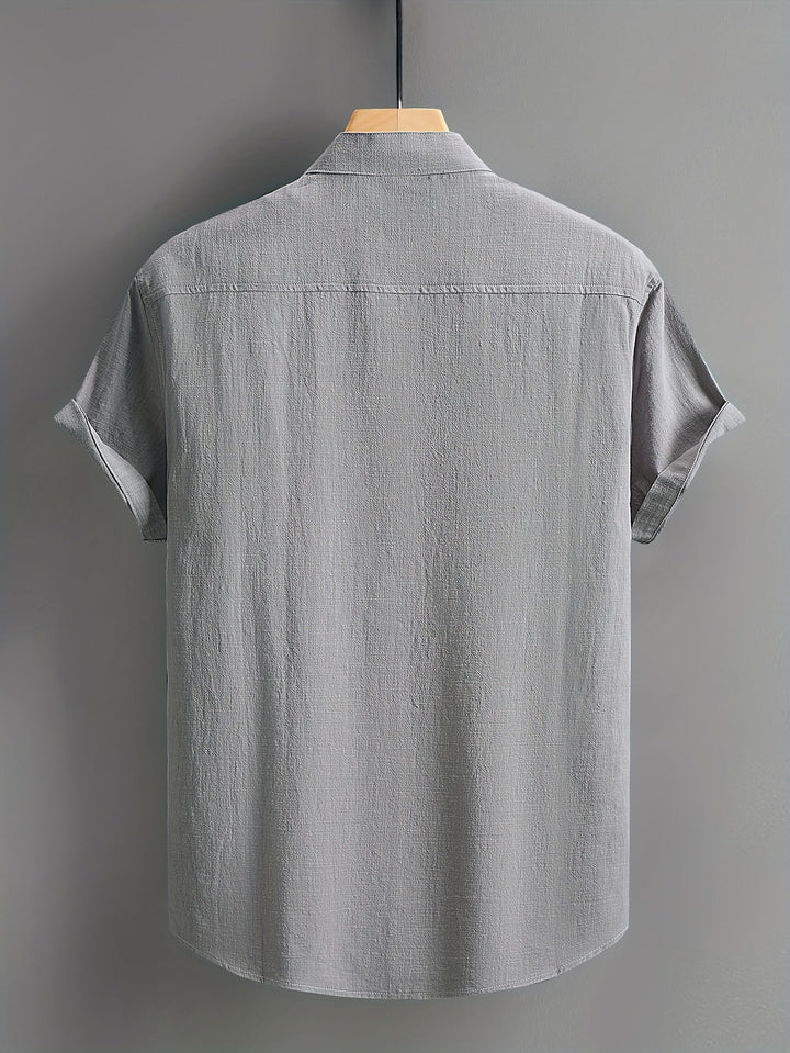 MARCO - CAMISA CLÁSICA DE ALGODÓN CON BOLSILLO
