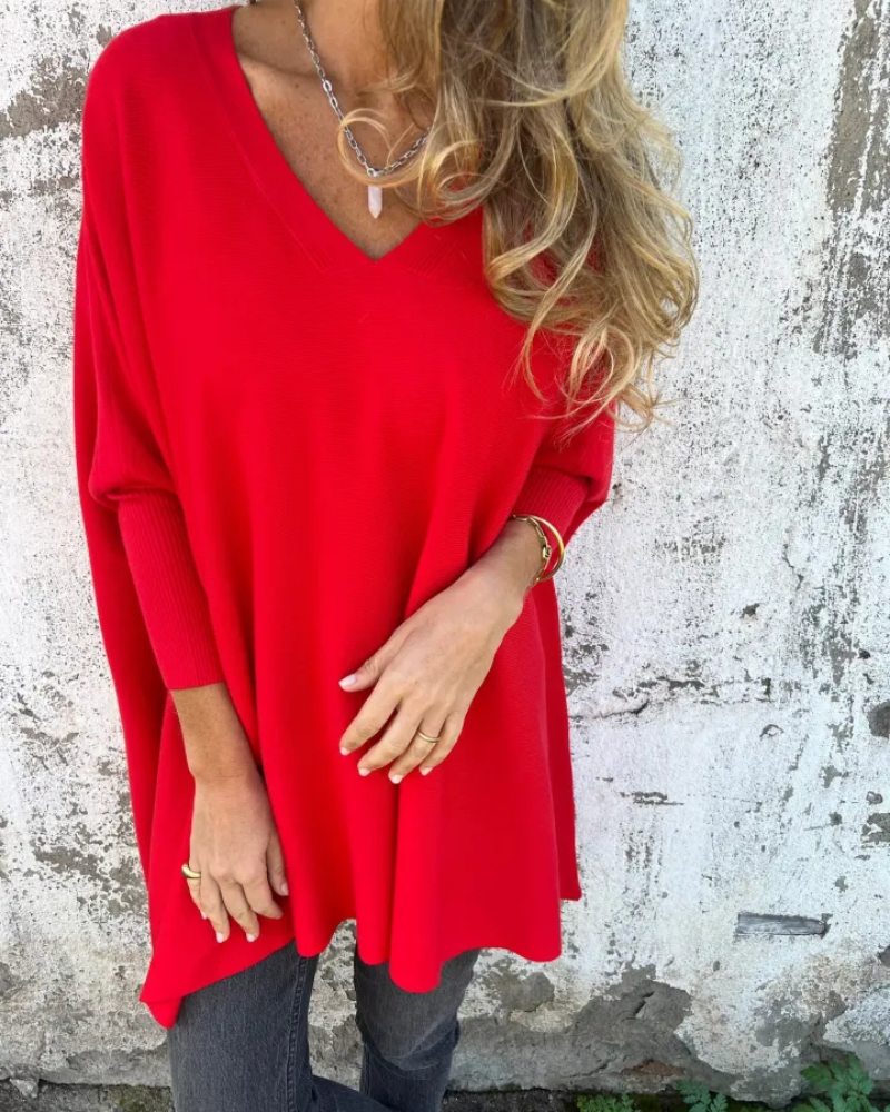 CAYLE - TOP DE PUNTO CON ESCOTE EN V