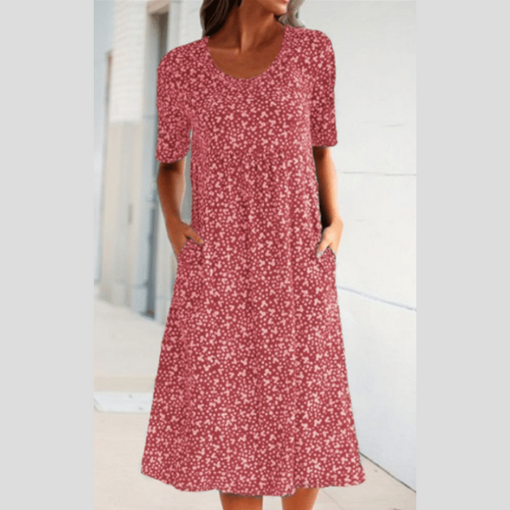 LEVILYNN - VESTIDO MIDI FLORAL ELEGANTE