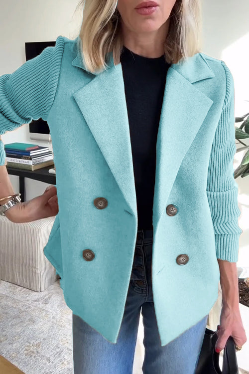 SORELLE™ | Blazer Elegante con Mangas de Punto