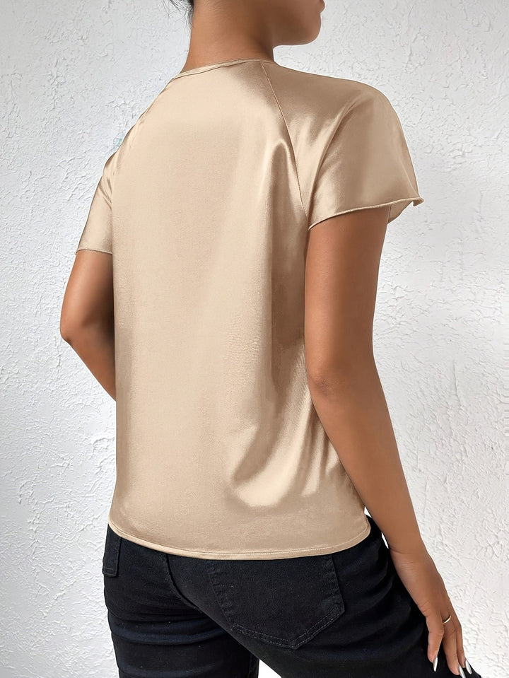 LEASA - BLUSA CON ACENTO MODERNO EN EL HOMBRO