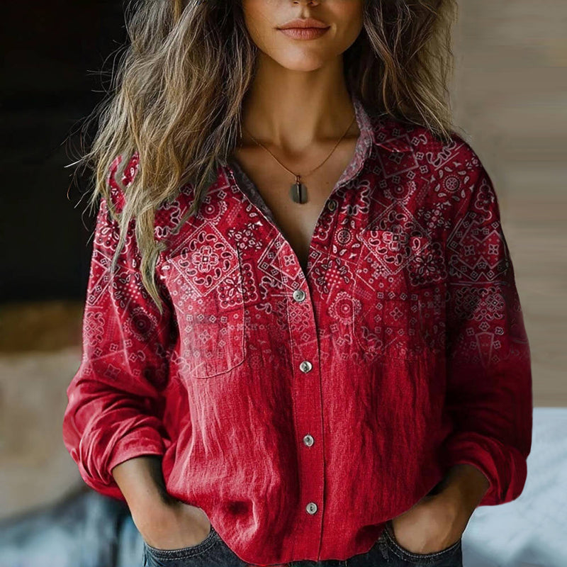 ARAE - BLUSA CLÁSICA CON ESTAMPADO