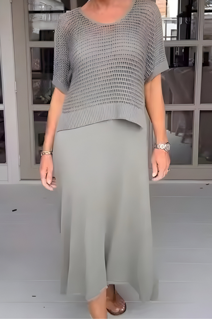 KEANNA - VESTIDO DE VERANO TEJIDO A LA LUZ DEL SOL