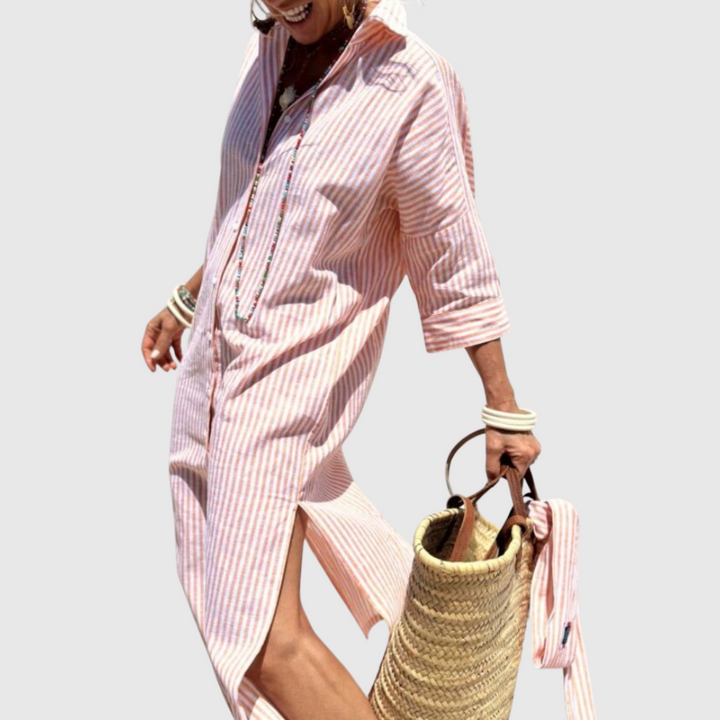 Engel - Camisa a rayas teñida para un look elegante