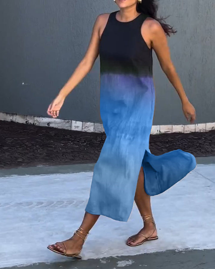 FARRAH - VESTIDO SLAY TONOS DEL ATARDECER