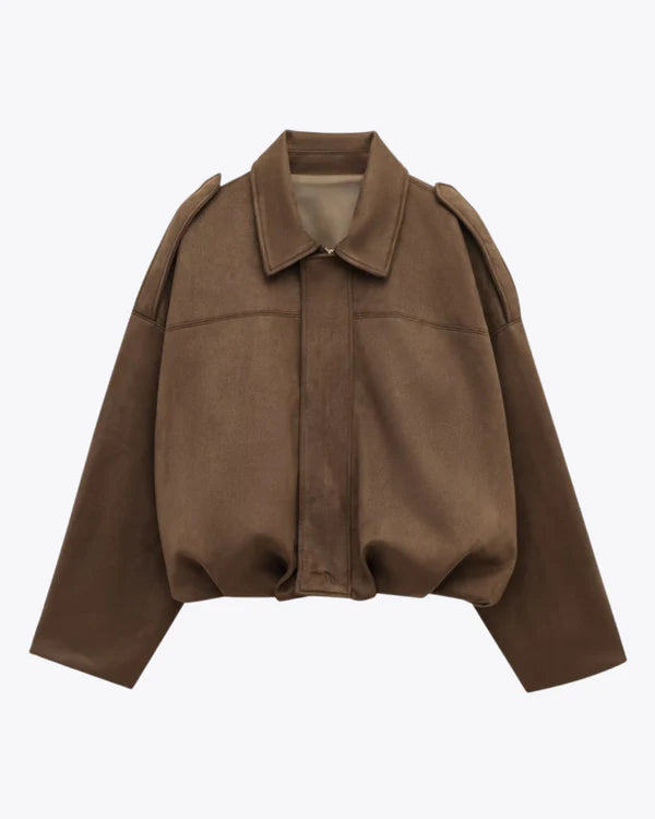 ADA - CHAQUETA BOMBER DE PIEL SINTÉTICA