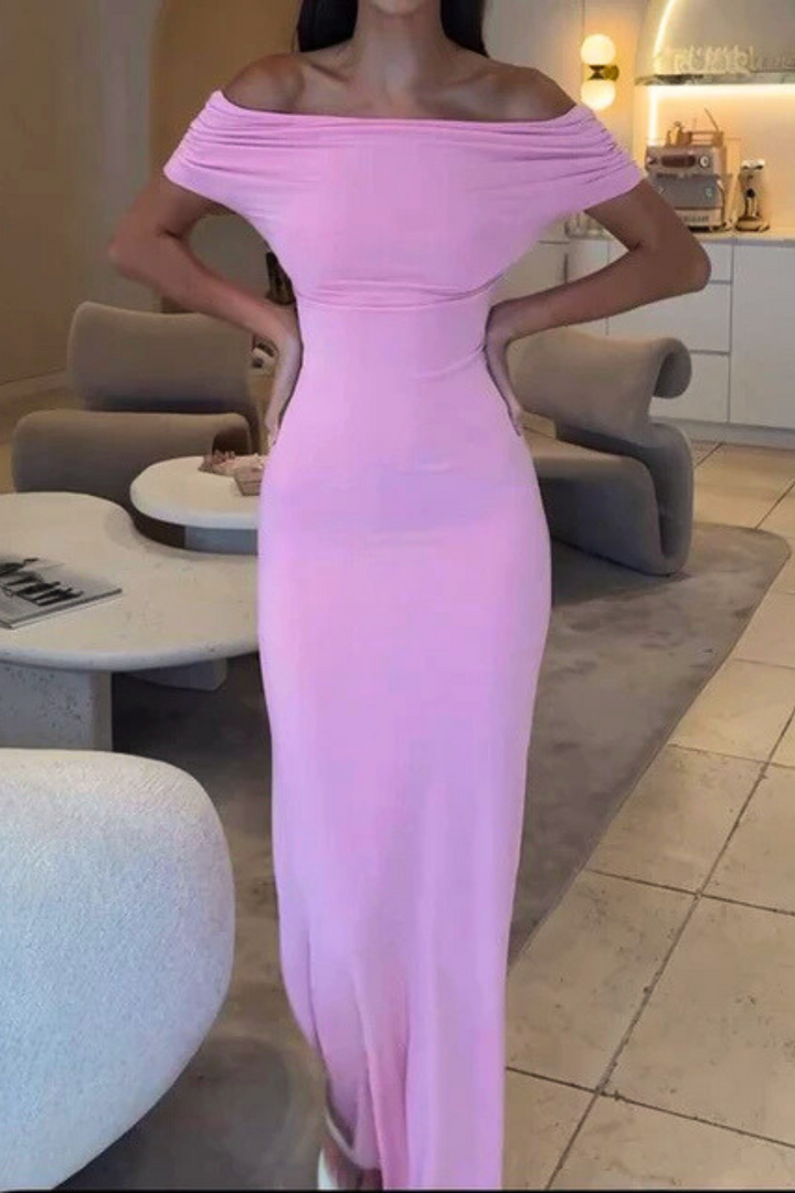 HERLENE - VESTIDO AJUSTADO DE UN HOMBRO