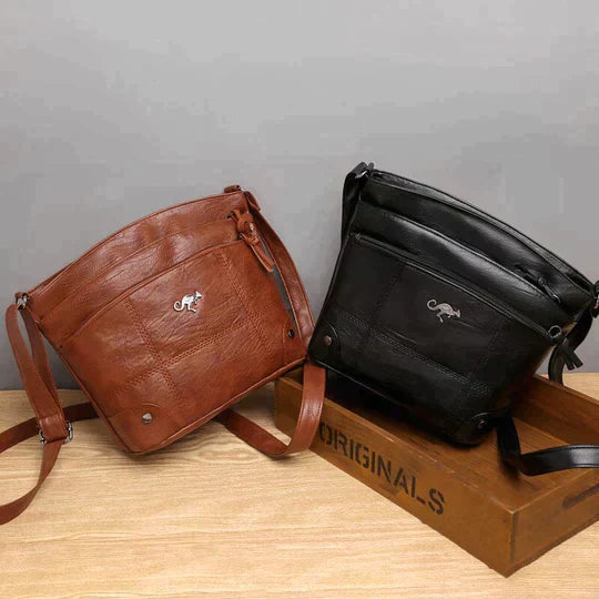 BEVERLY - BOLSA DE CUERO DE DISEÑO SIGNATURE