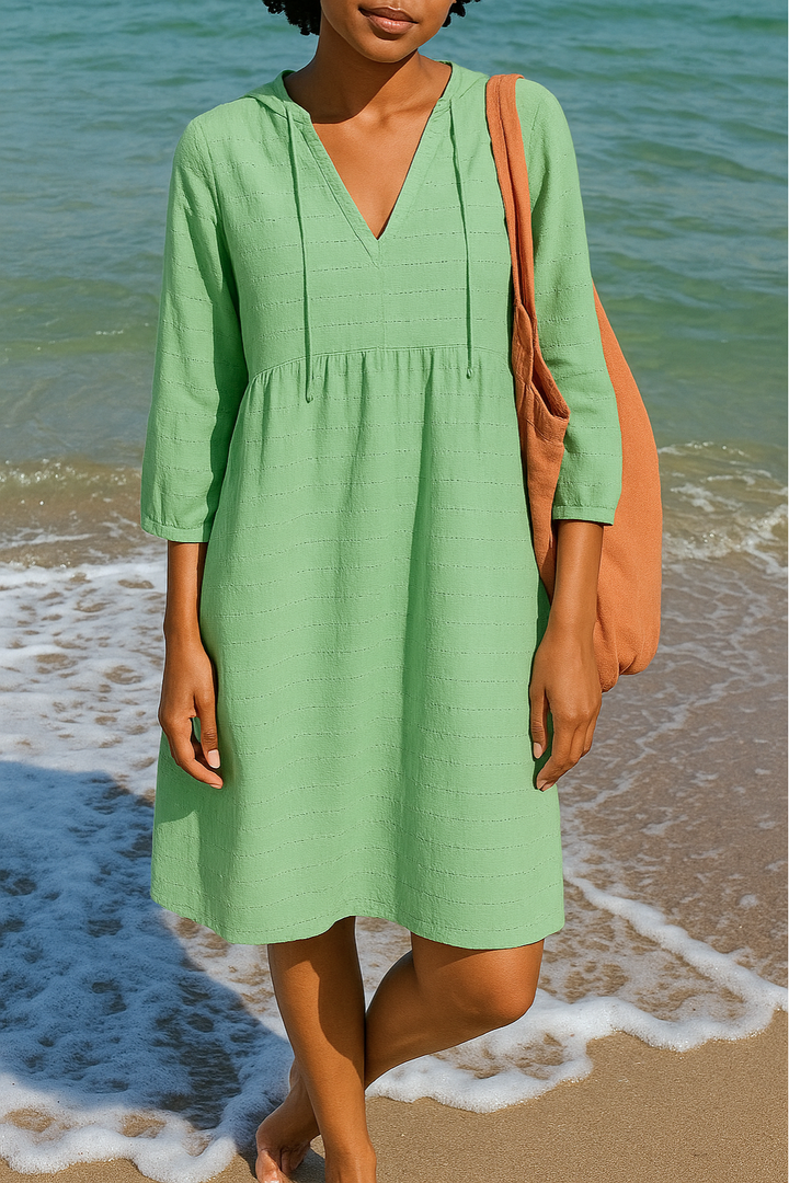 CASSIE - VESTIDO CLÁSICO DE LINO