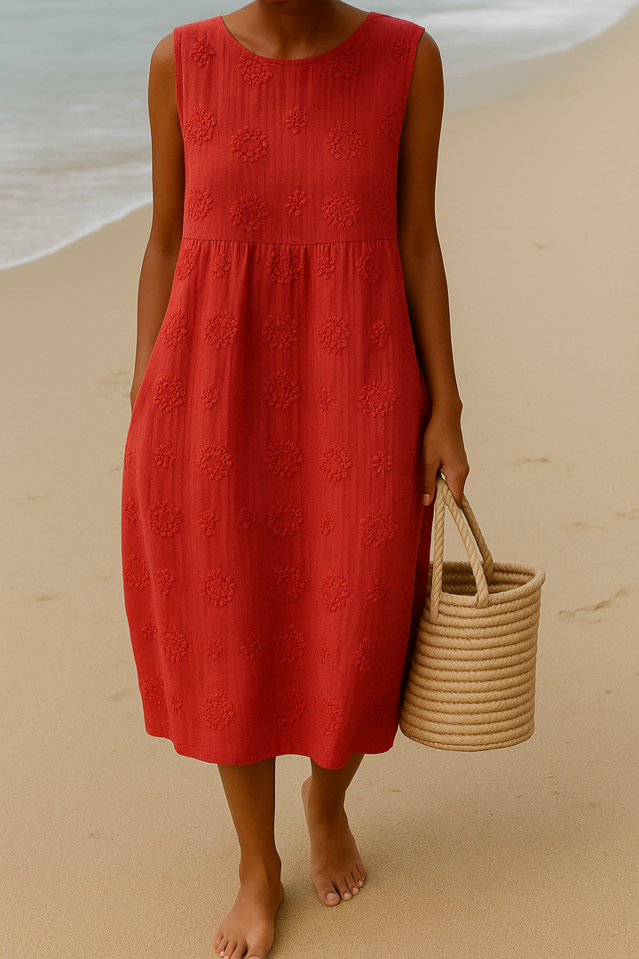 AYNA – VESTIDO ESTILO FLOR REFINADO