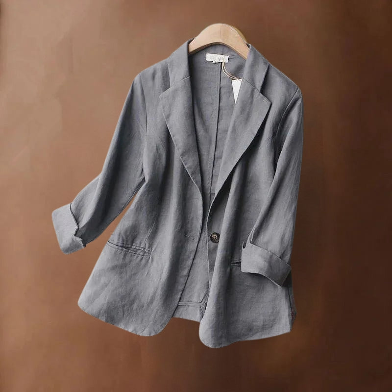 MAVIC - BLAZER MODERNO DE LINO