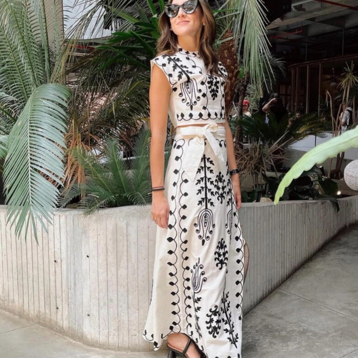 SURI - CONJUNTO DE VERANO CHIC DE 2 PIEZAS