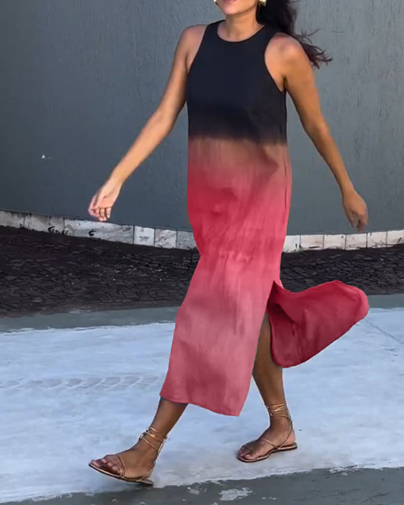 FARRAH - VESTIDO SLAY TONOS DEL ATARDECER