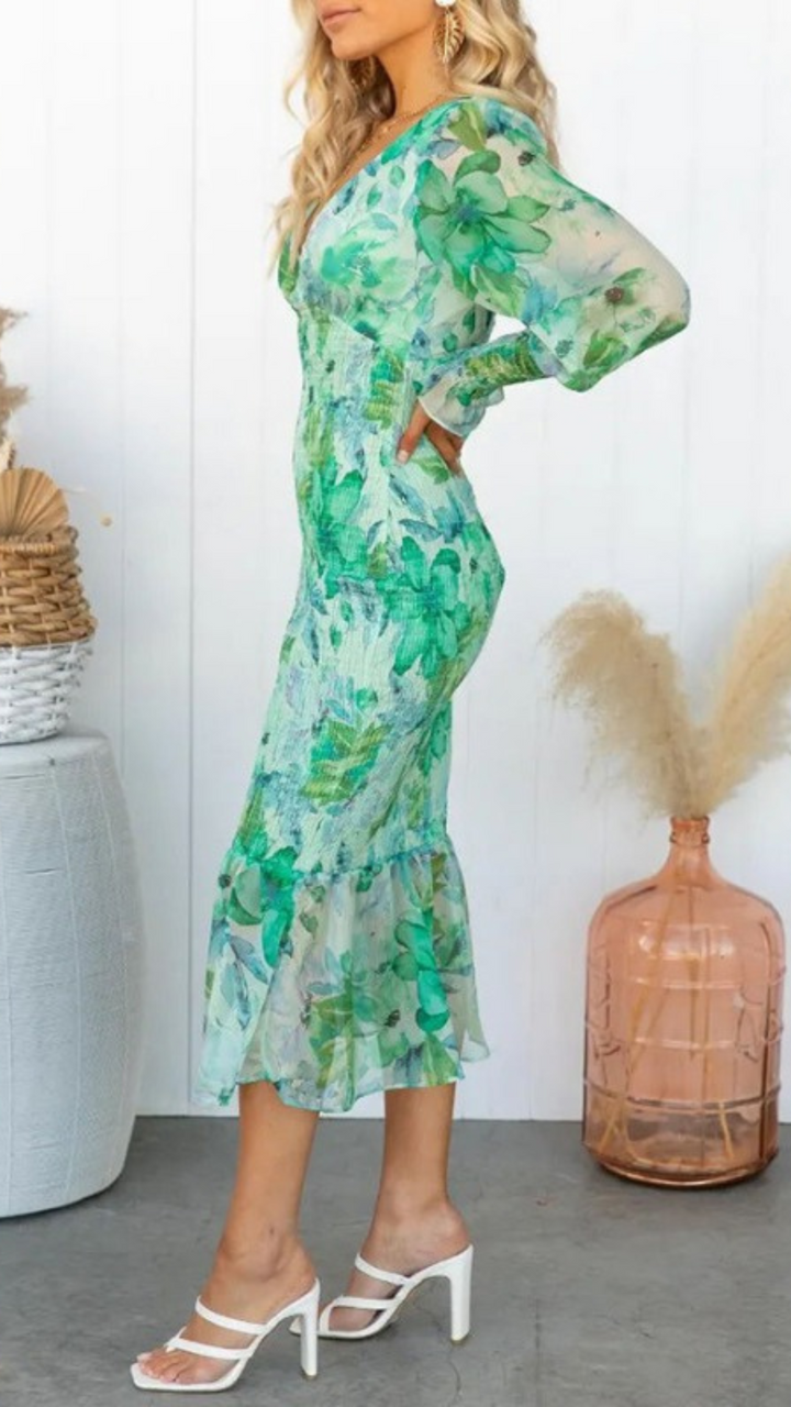 TARIE - VESTIDO CON ESCOTE EN V