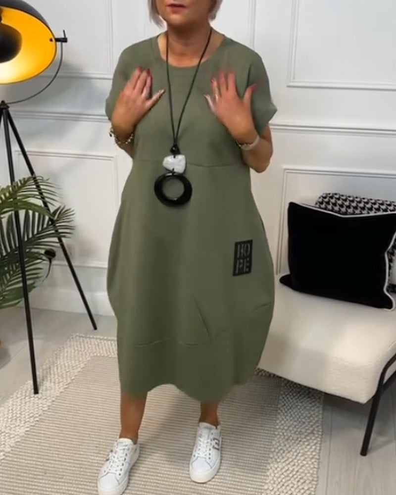 Iris™ - Vestido elegante de manga corta