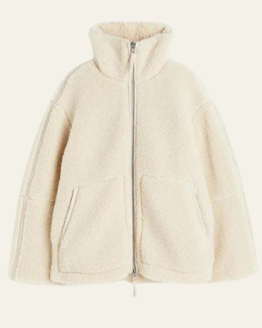FINLEIGH - CHAQUETA TEDDY ULTRA CÓMODA Y SOBREDIMENSIONADA
