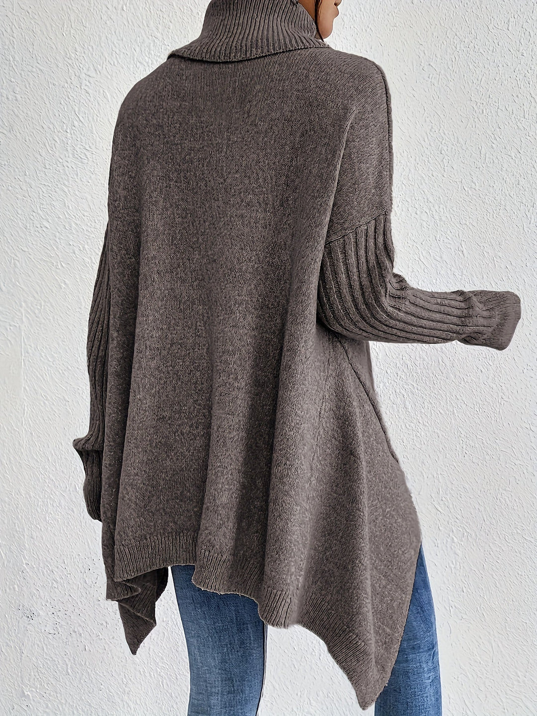 Isla | Suéter Oversized de Cuello Alto