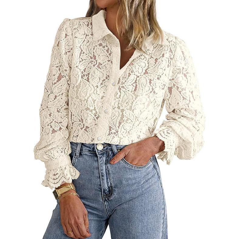 CAMELIA - BLUSA ROMÁNTICA DE MANGA SUAVE