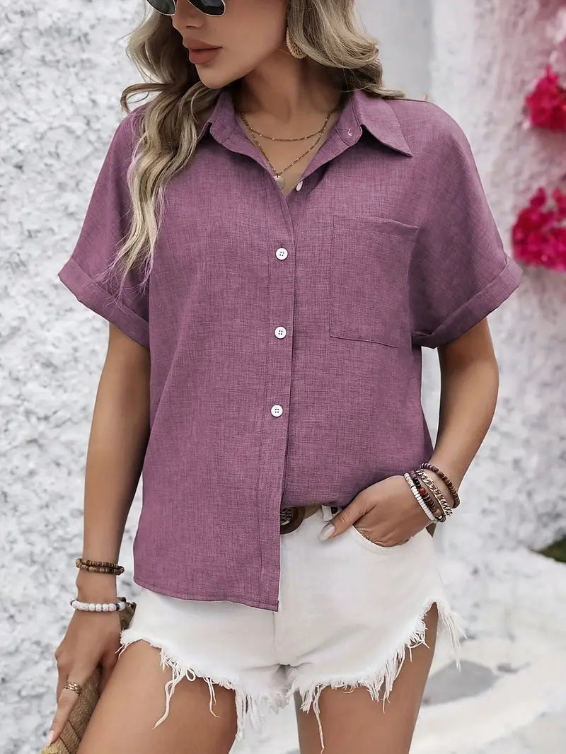 ARMATEESA - CAMISA UTILITARIA DE MANGA CORTA PULIDA