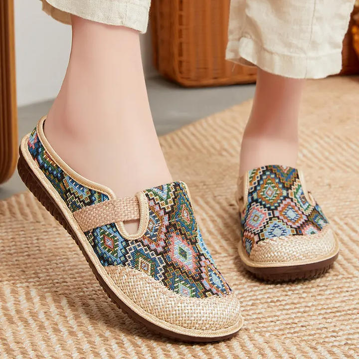 JANNIA - ZAPATILLAS DE LINO ORTOPÉDICAS