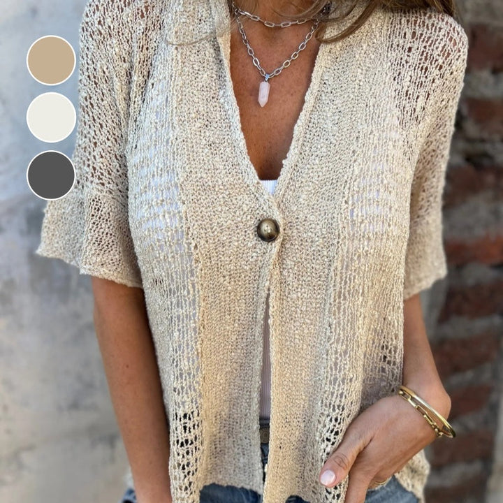 MAISIE - CARDIGAN DE PUNTO DE TEJIDO ABIERTO