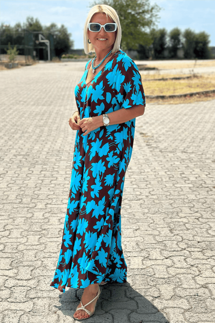 MALIA - VESTIDO ELEGANTE Y FLUIDO PARA EL ABDOMEN