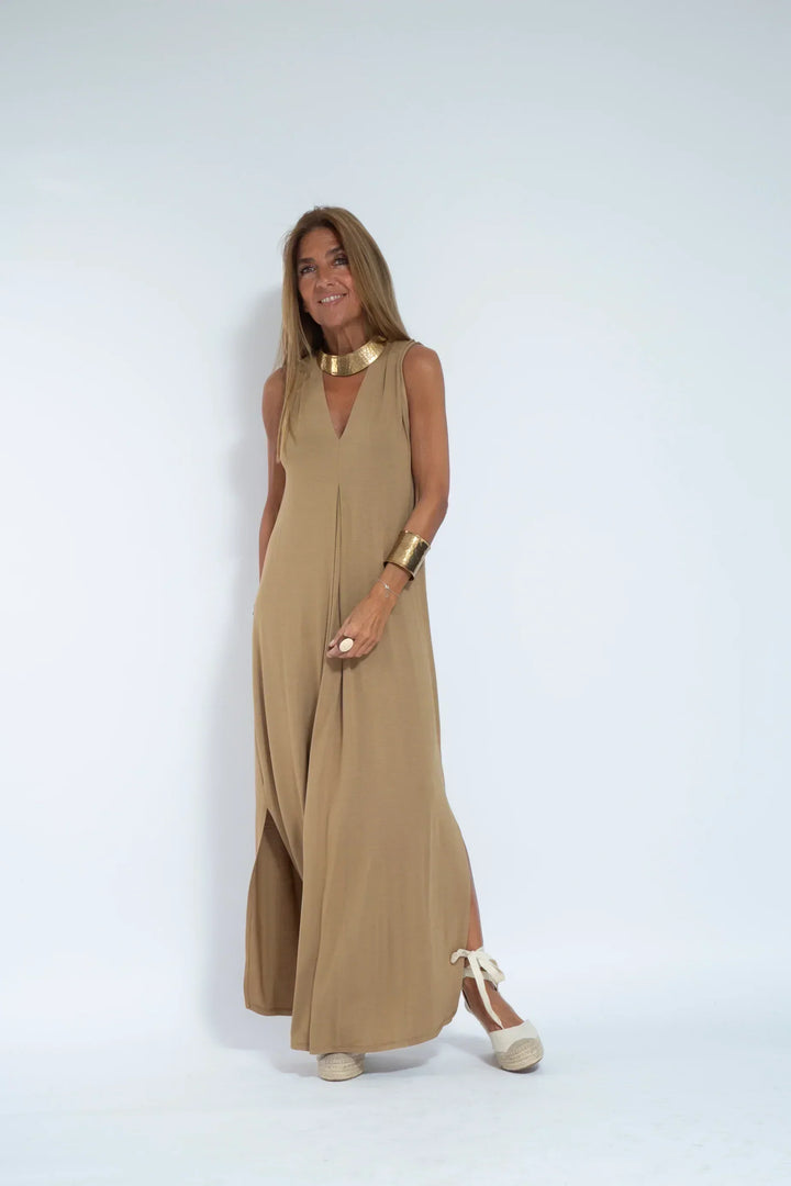 VIVIEN - VESTIDO QUE REALZA LA FIGURA CON CHALECO
