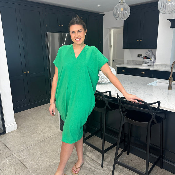 TANYA - VESTIDO MAXI CON ESCOTE EN V