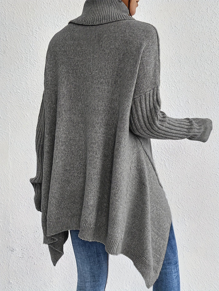 Isla | Suéter Oversized de Cuello Alto