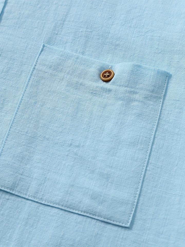 MARCO - CAMISA CLÁSICA DE ALGODÓN CON BOLSILLO