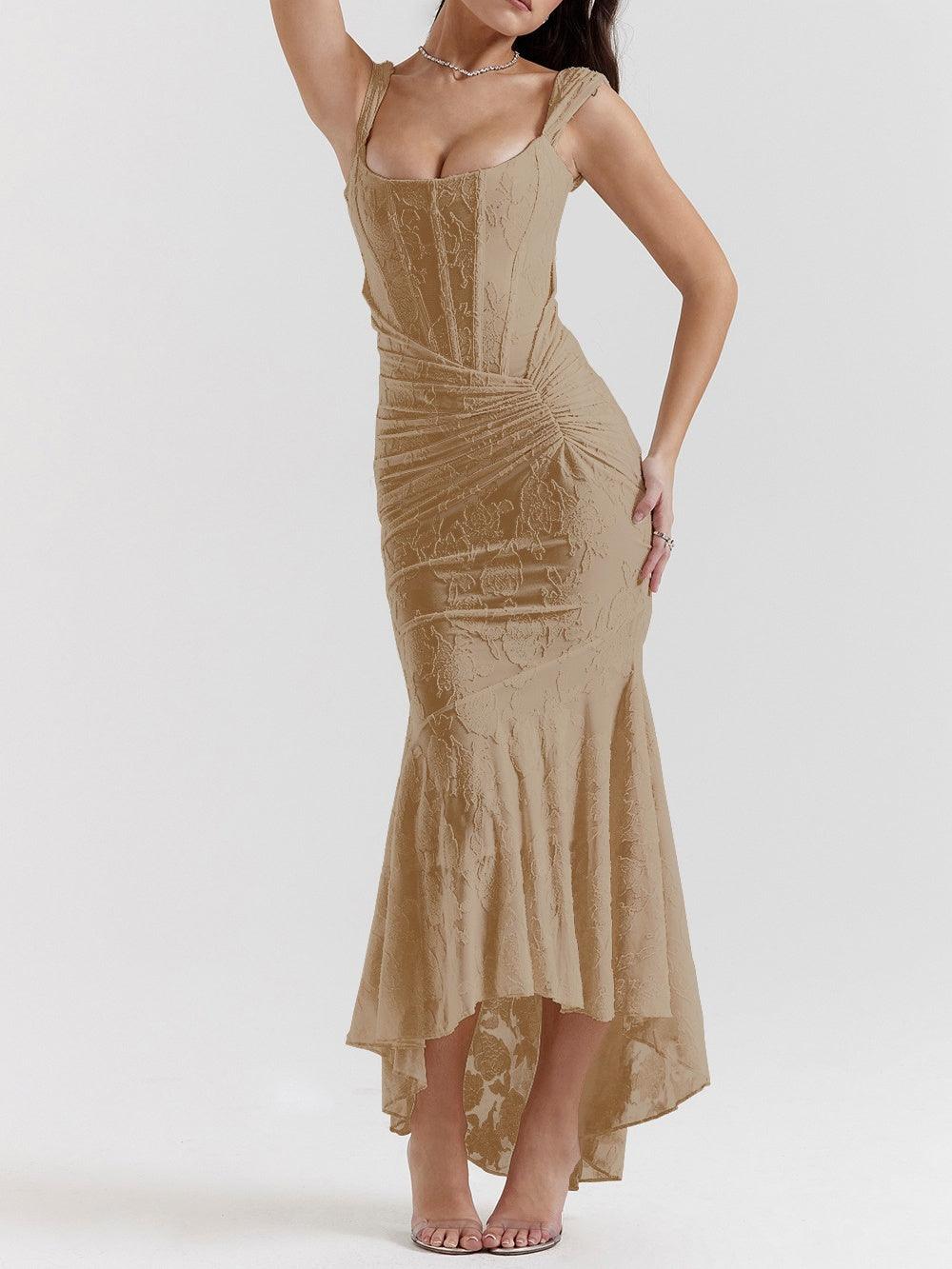 ROWAN - VESTIDO MAXI FLUIDO SKY BLOOM