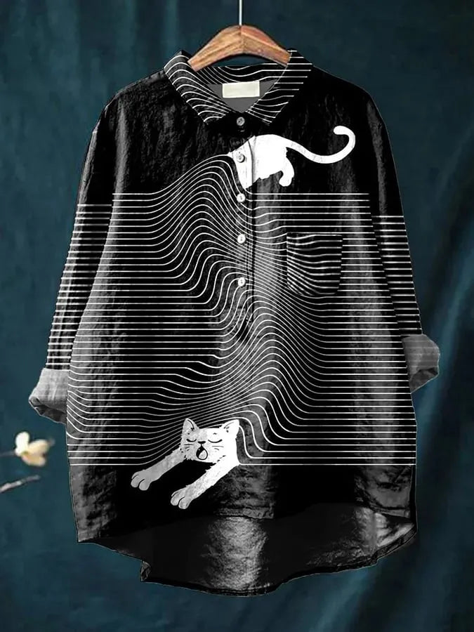 Bella | Camiseta de Arte de Gato