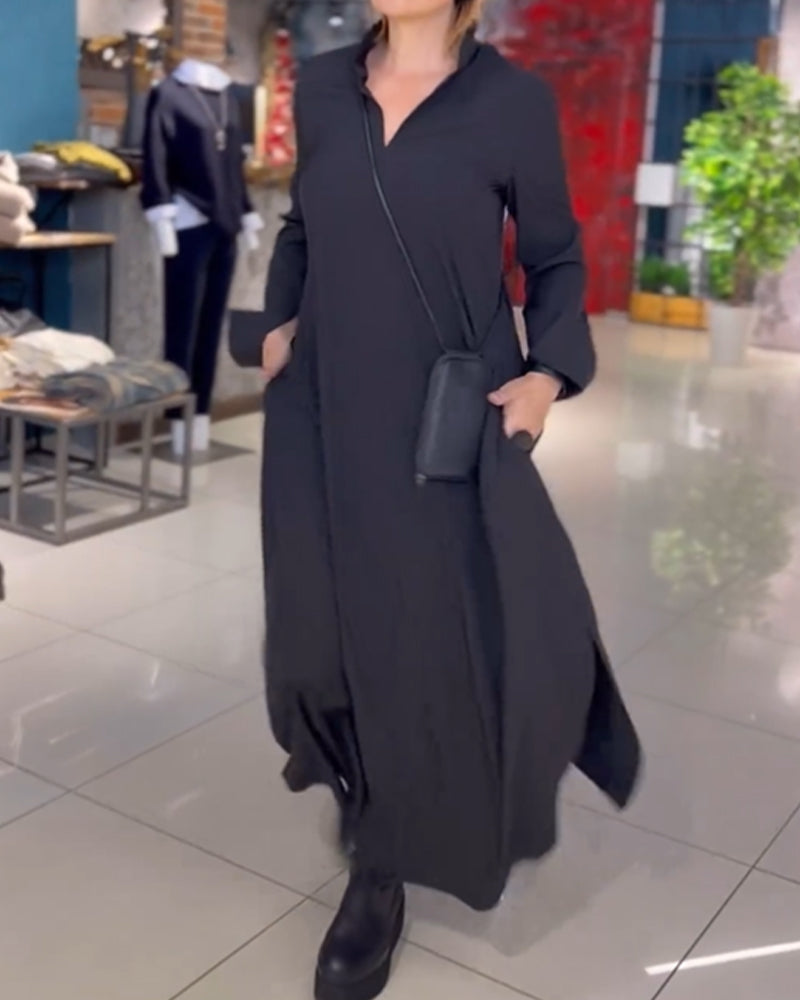 AVA - VESTIDO SUAVE DE LARGO ELÁSTICO