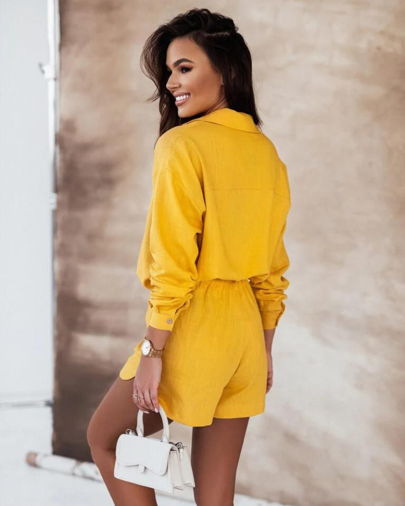 SANTORINI - CONJUNTO DE CAMISA Y SHORTS