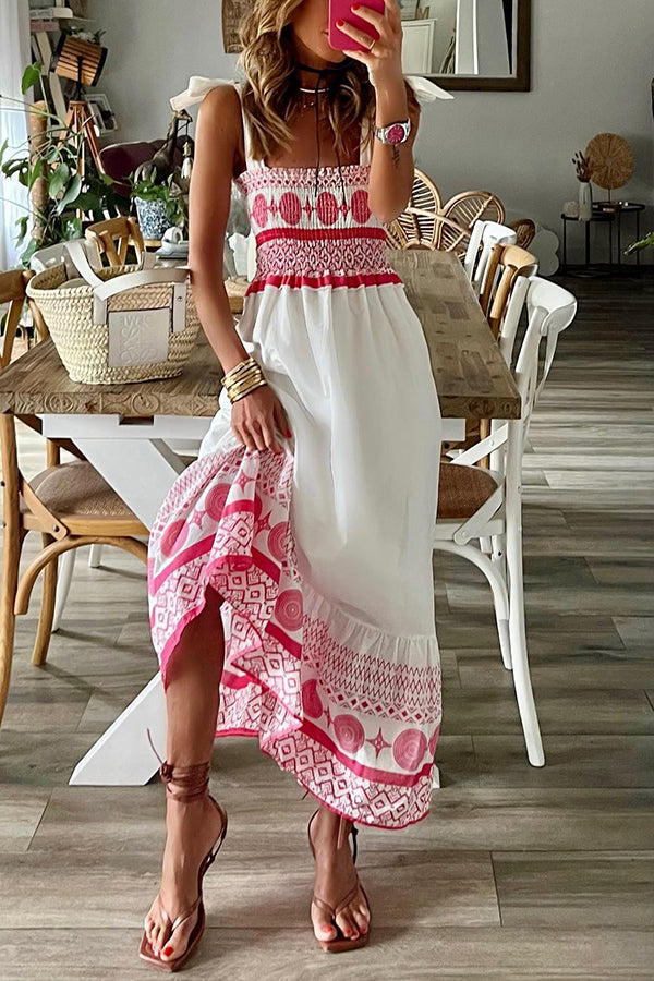 Farah - Vestido Maxi Bohemio de Verano