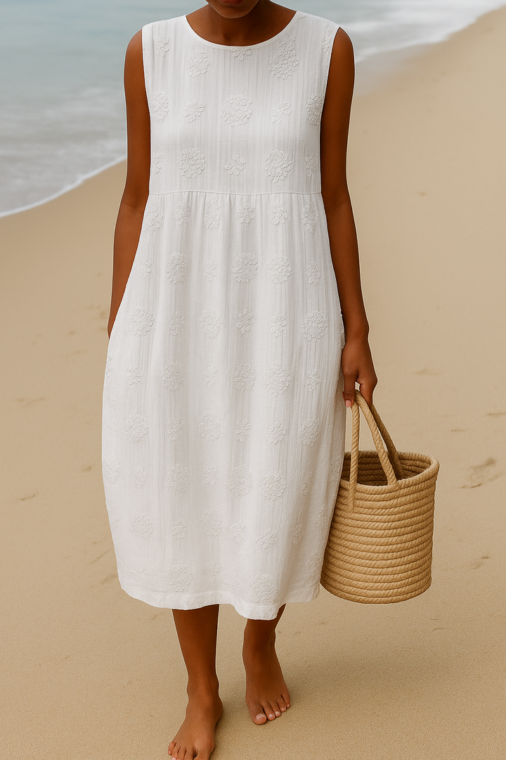 AYNA – VESTIDO ESTILO FLOR REFINADO