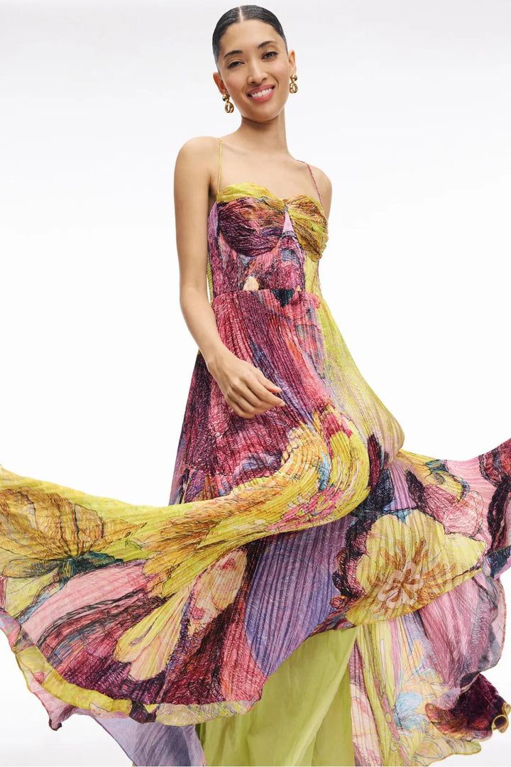 CHIQUI - VESTIDO MAXI MULTITONO ISLA