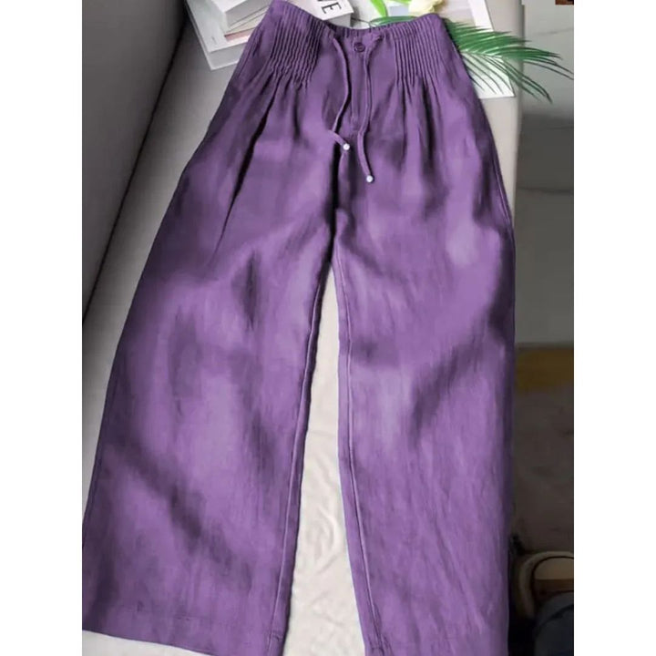 JULES - PANTALONES DE PIERNA ANCHA PLISADOS