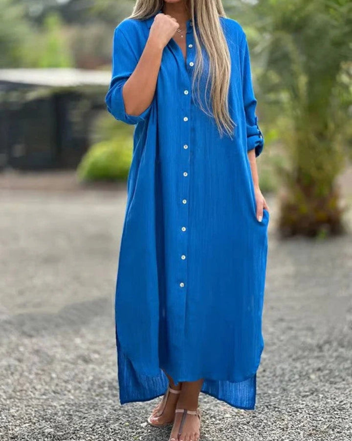 FITA - VESTIDO DE ALGODÓN PURO