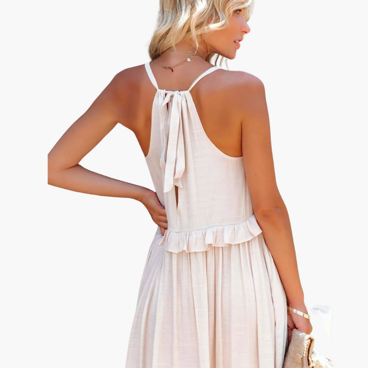 DIVINA - VESTIDO ESTILO VOLANTES LIGEROS