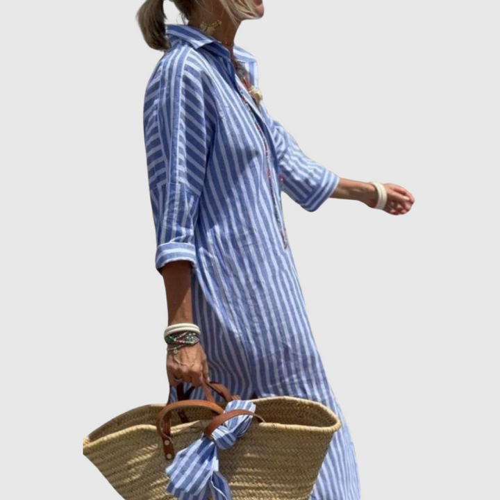 Engel - Camisa a rayas teñida para un look elegante