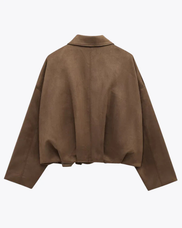 ADA - CHAQUETA BOMBER DE PIEL SINTÉTICA