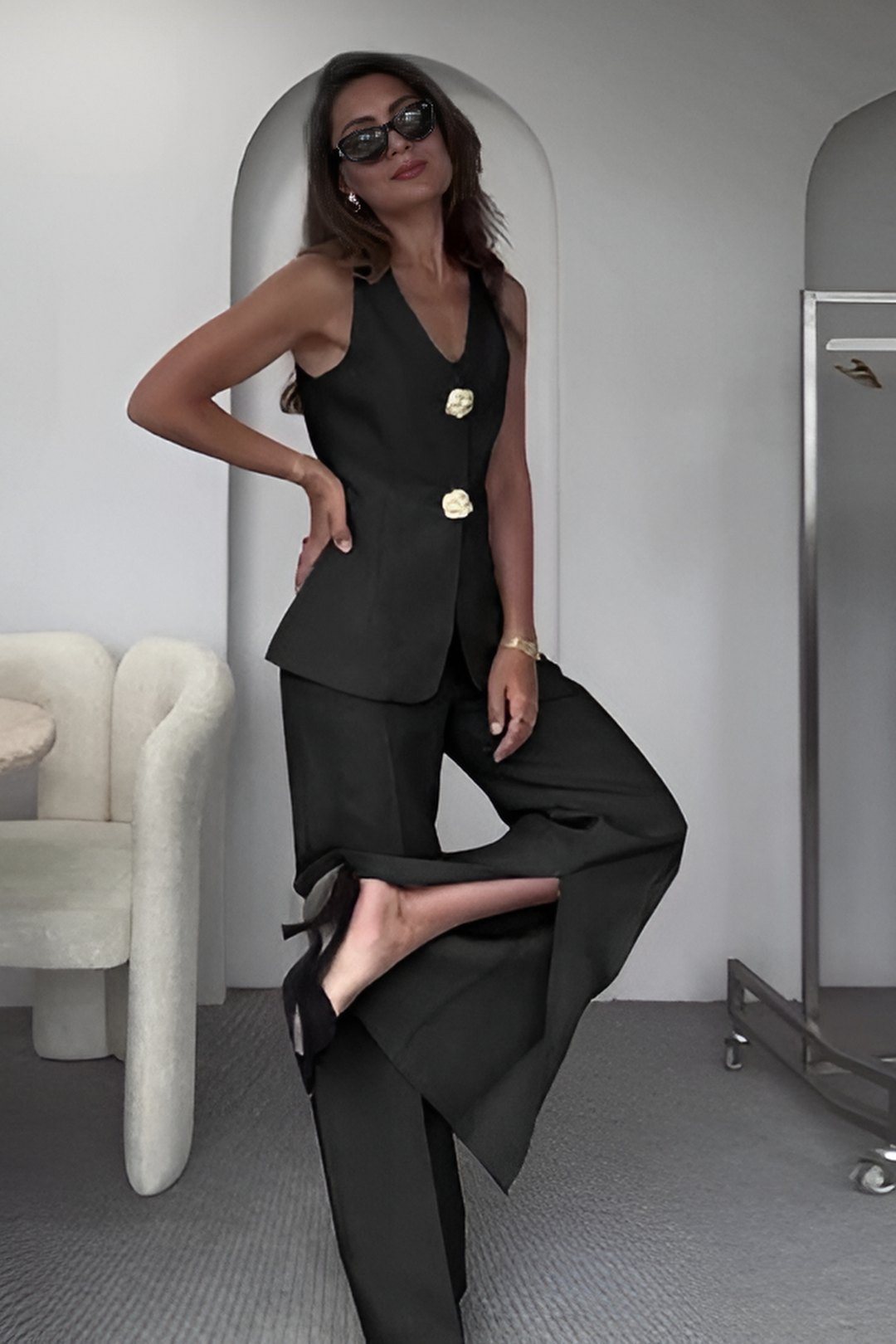 LORENA - ELEGANTE TRAJE DE DOS PIEZAS
