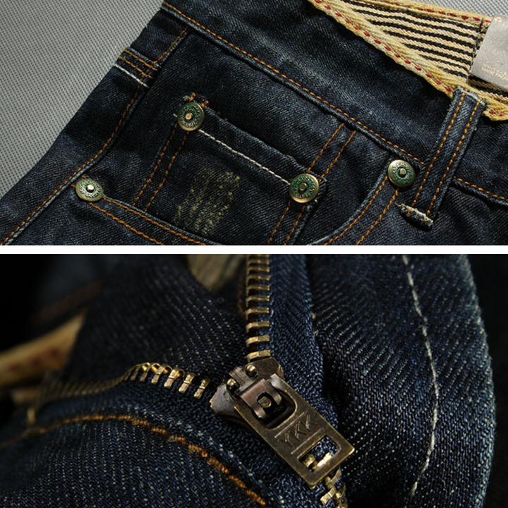 ELIAS - SHORTS DE MEZCLILLA CON BORDES DESGARRADOS