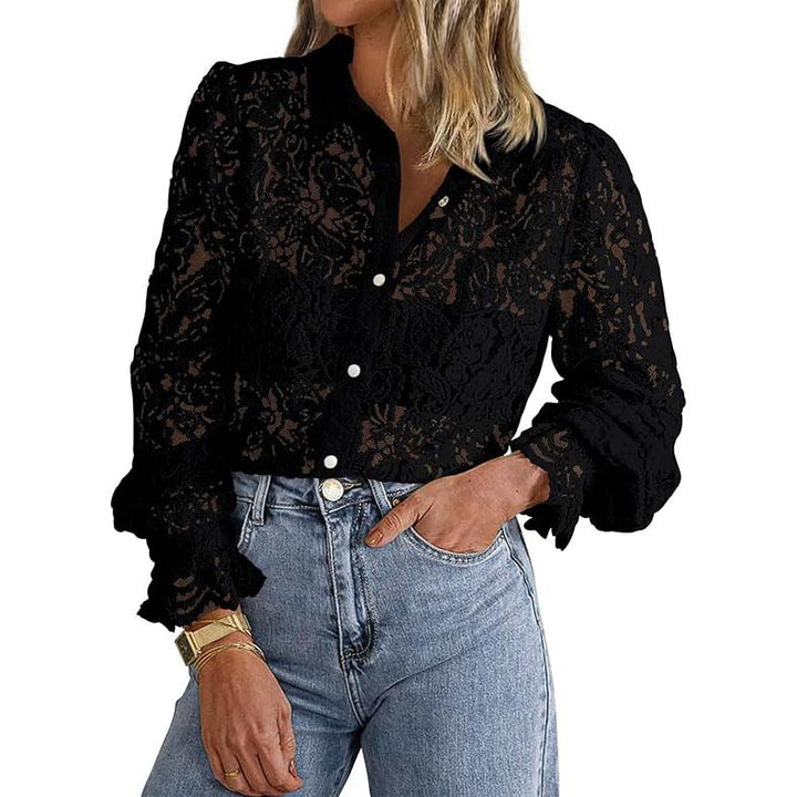 CAMELIA - BLUSA ROMÁNTICA DE MANGA SUAVE